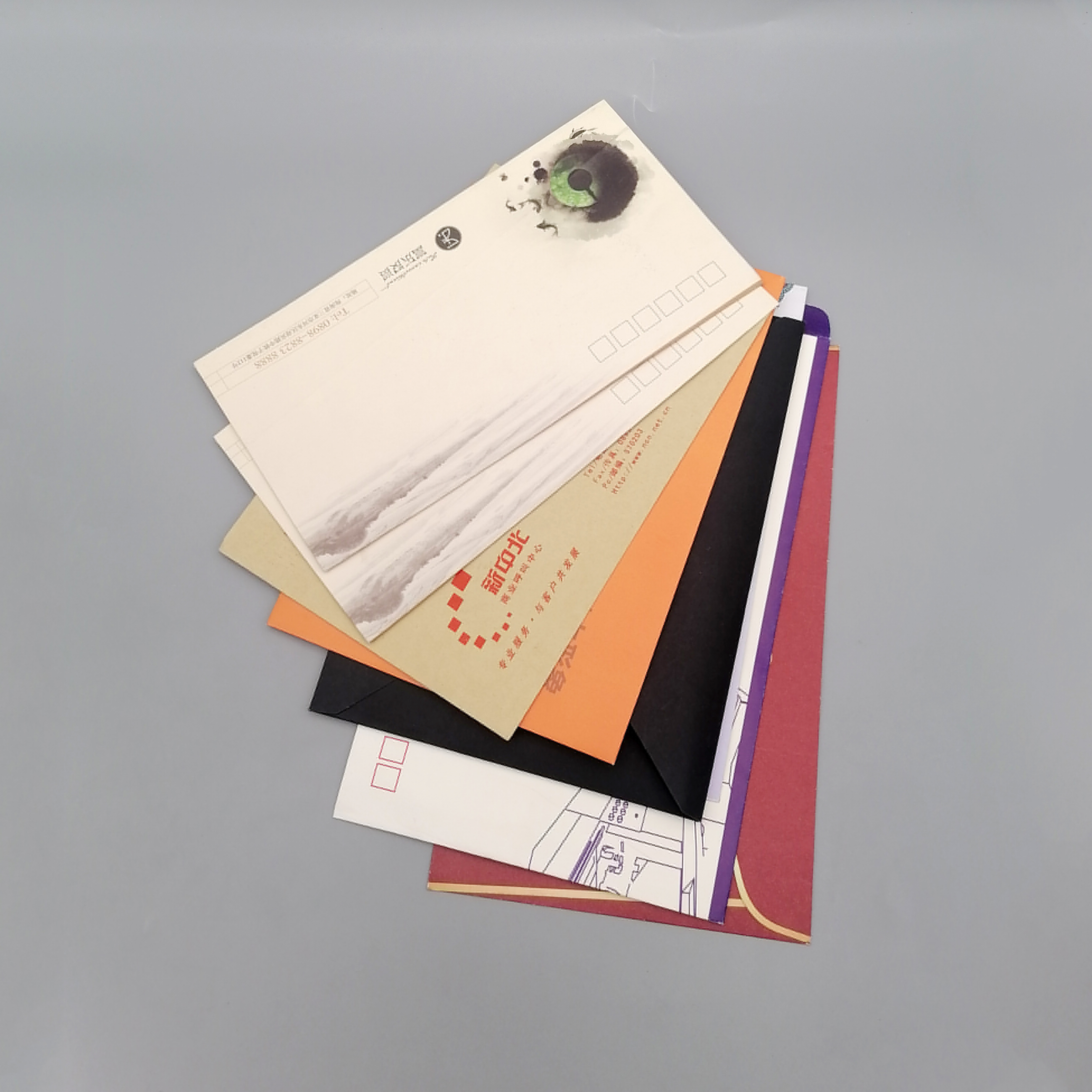 海口資料廣告制作、海口信封廣告公司